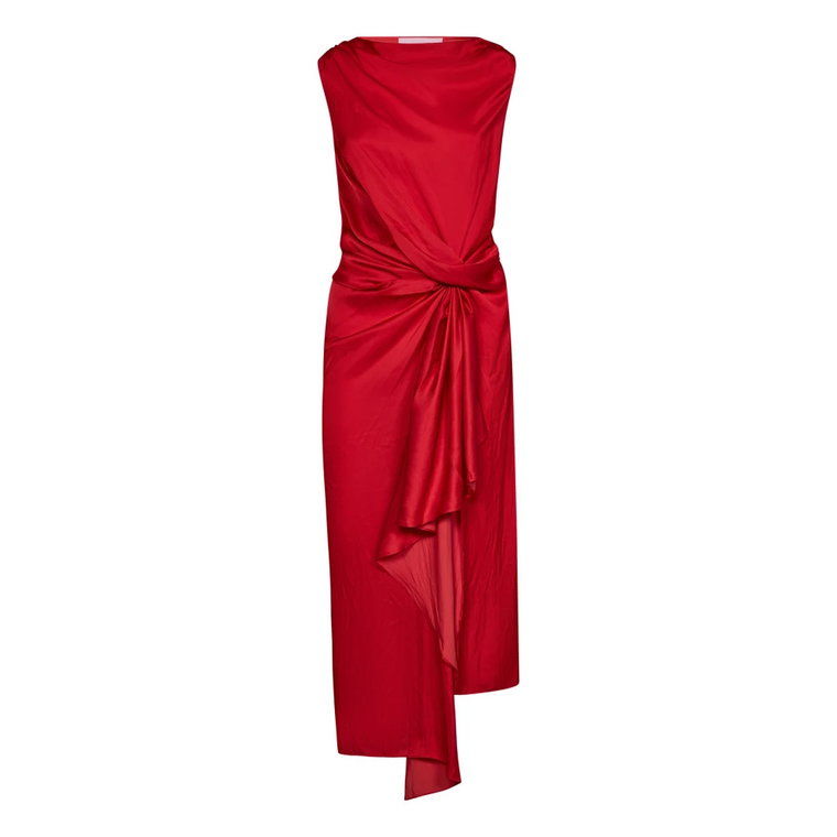 Czerwone Sukienki dla Kobiet AZ Factory