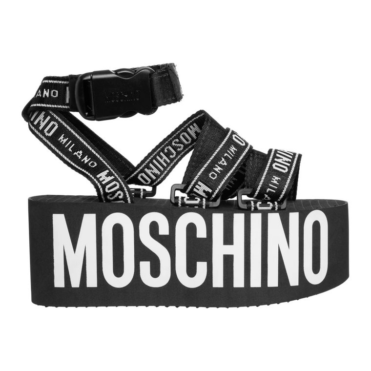 Logo Wedges Moschino