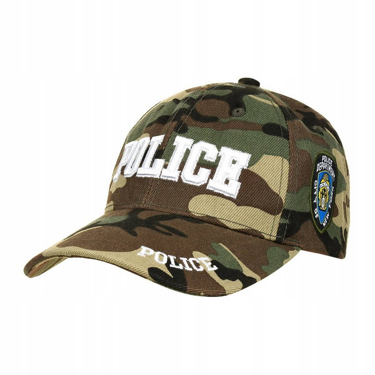Moro czapka z daszkiem baseballówka POLICE uniwersalna zielony