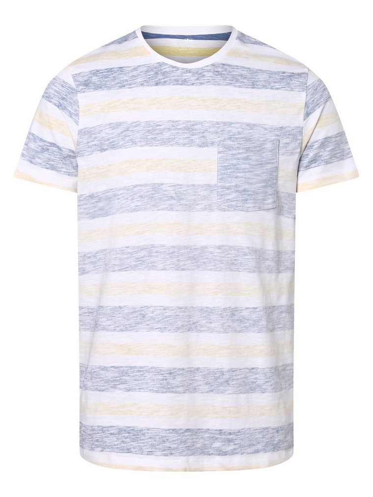 Nils Sundström - T-shirt męski, niebieski|żółty|biały|wielokolorowy
