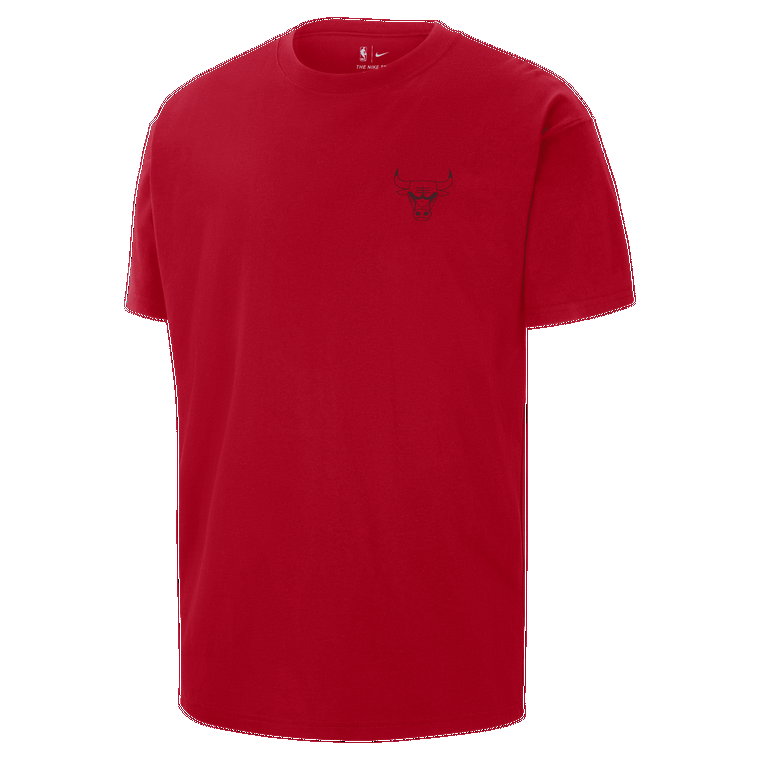 Męski T-shirt Nike NBA Max90 Chicago Bulls - Czerwony