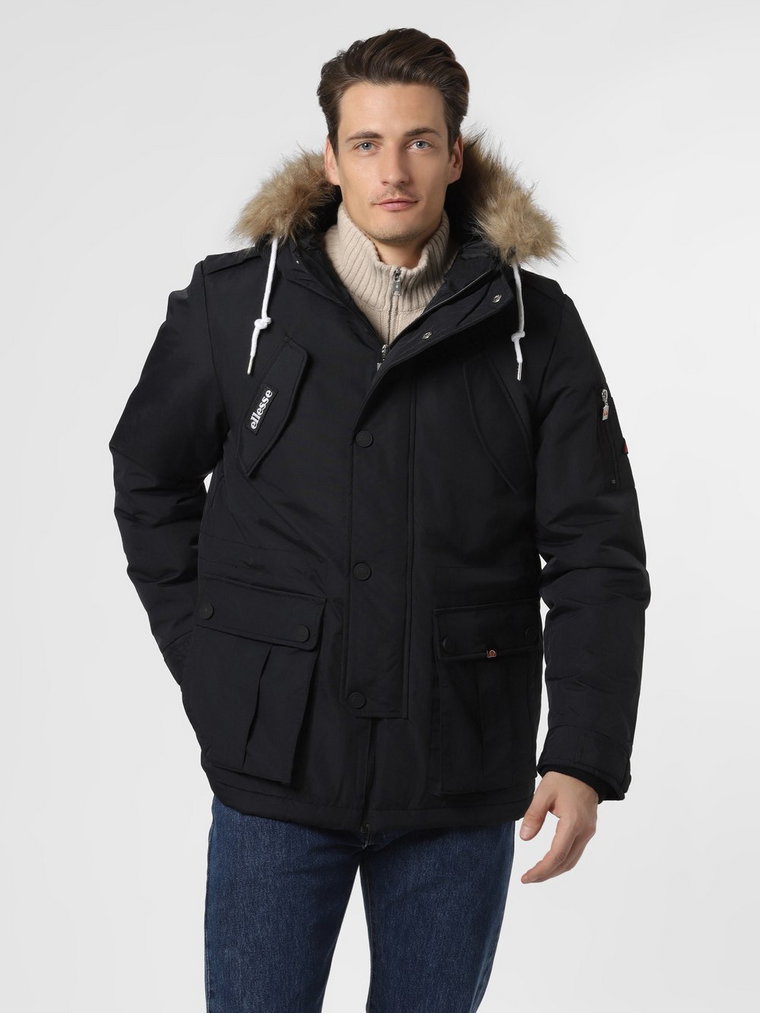 ellesse - Parka męska  Blizzard, czarny