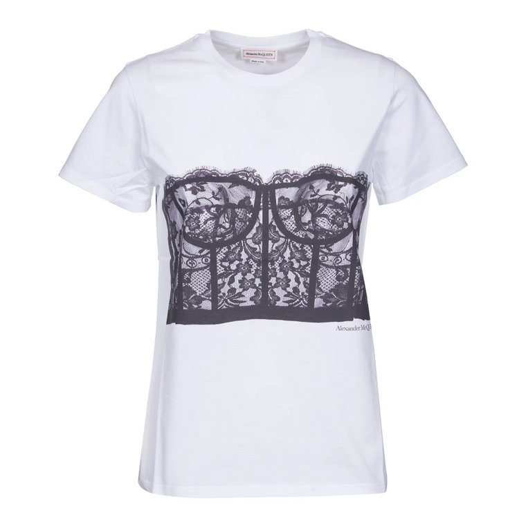 Stylowa Koszulka Pinafore Metal dla Kobiet Alexander McQueen