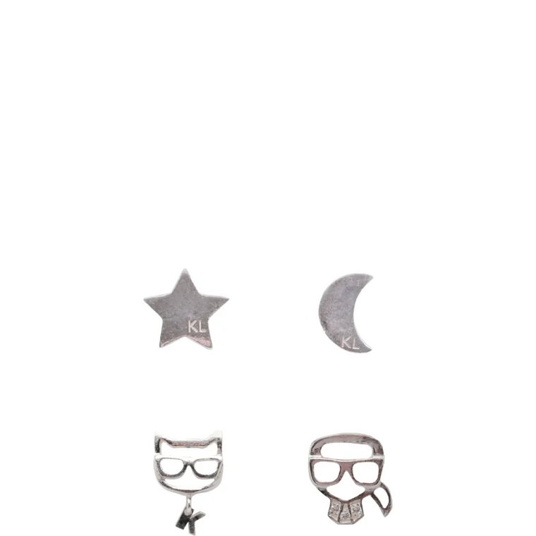 Karl Lagerfeld Kolczyki k/ikonik star stud earring set