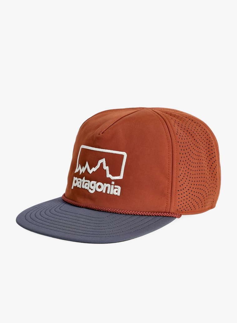 Czapka z daszkiem Patagonia Snowfarer Cap - outline logo/fox red