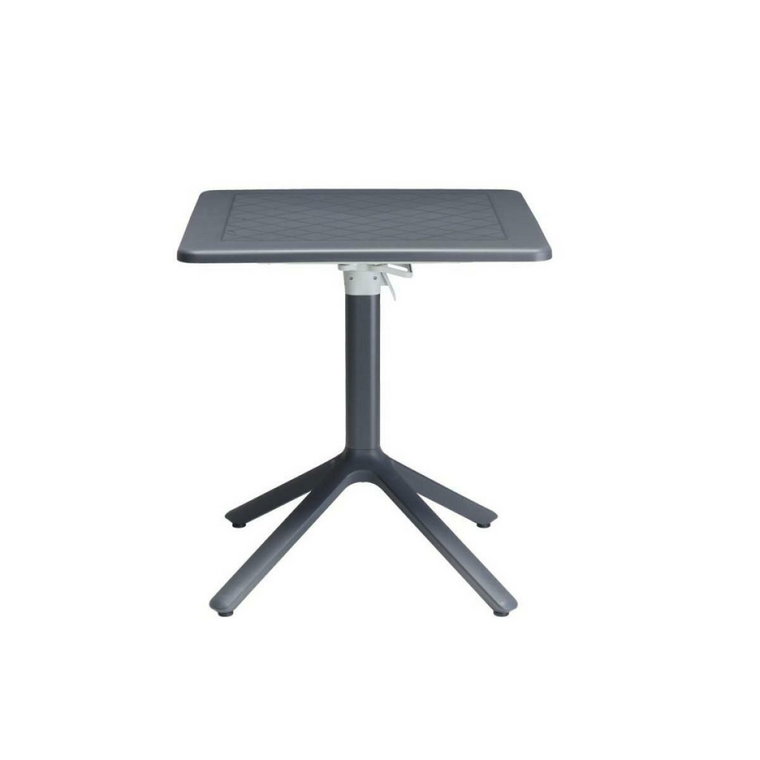Stół składany Eco z wzorem antracytowy 80 cm