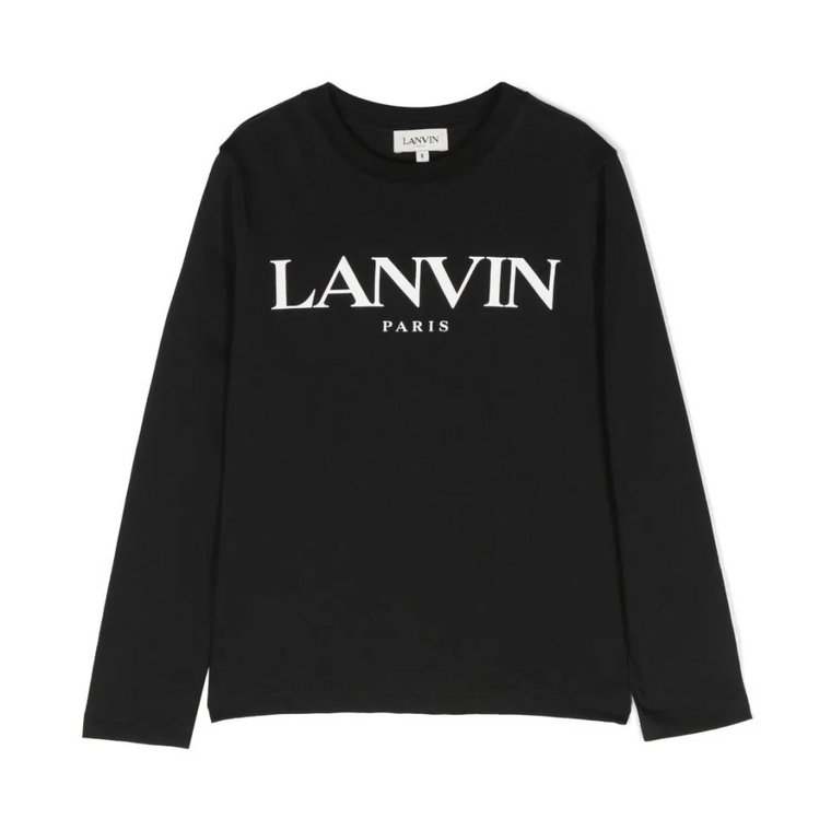 Bluza z nadrukiem logo dla chłopców Lanvin