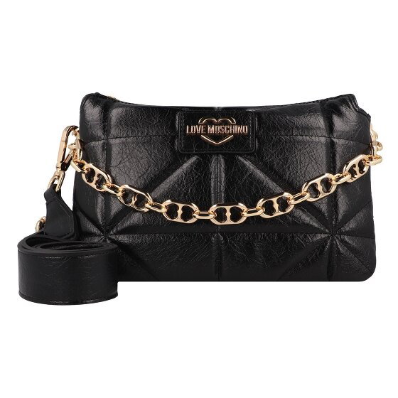 Love Moschino Geometric Quilted Torba 24 cm black