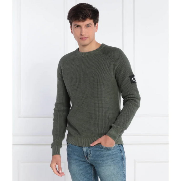 CALVIN KLEIN JEANS Sweter BADGE EASY | Regular Fit