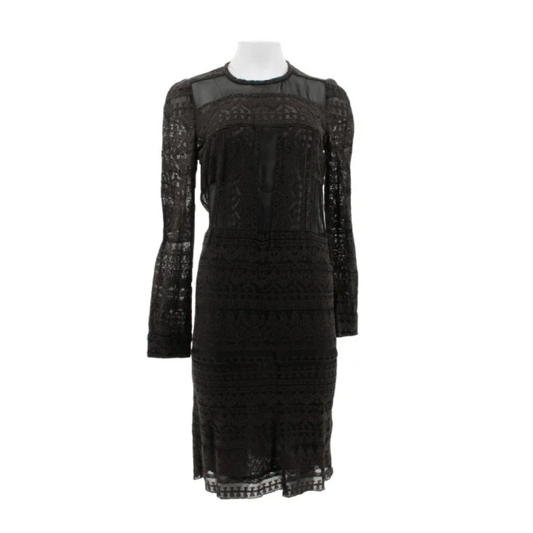 Śmieszna czarna sukienka z wiskozy Isabel Marant Pre-owned