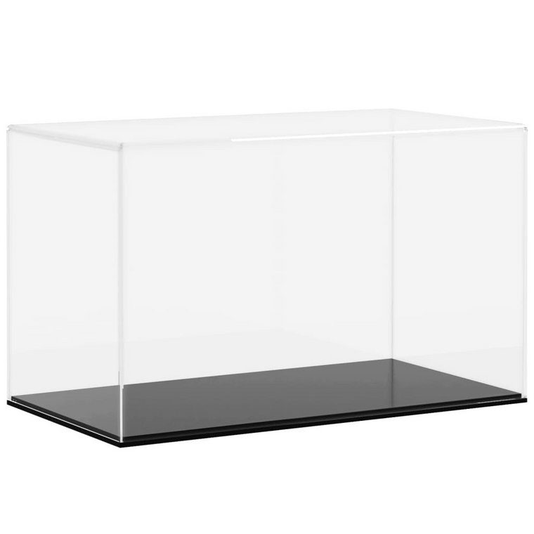 Akrylowe pudełko ekspozycyjne 31x17x19 cm, przezro