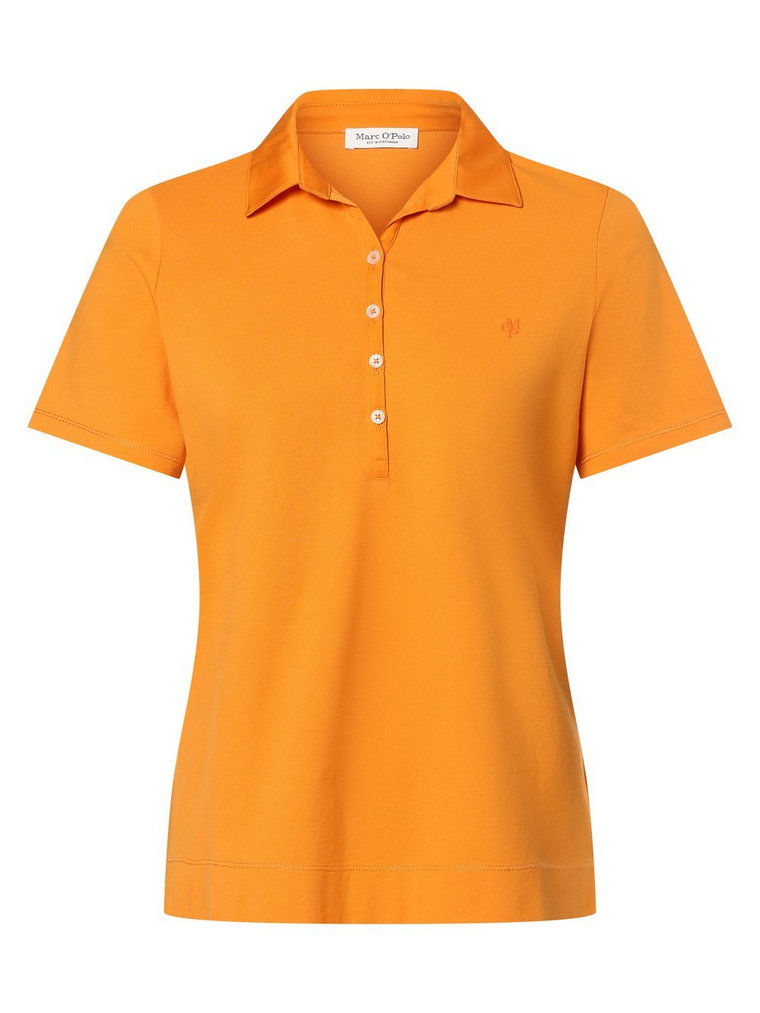Marc O'Polo - Damska koszulka polo, pomarańczowy