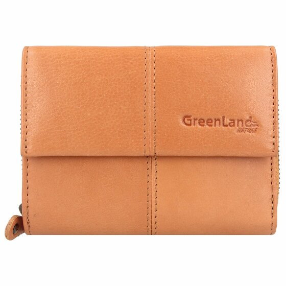 Greenland Nature Nature Soft Wallet RFID Leather 13 cm mandarin