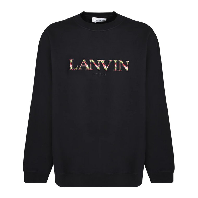 Bluza z haftowanym logo Lanvin