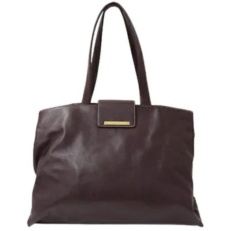 Pre-owned Leather totes Bvlgari Vintage