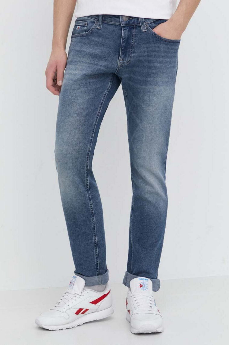 Tommy Jeans jeansy Scanton męskie kolor niebieski DM0DM18721