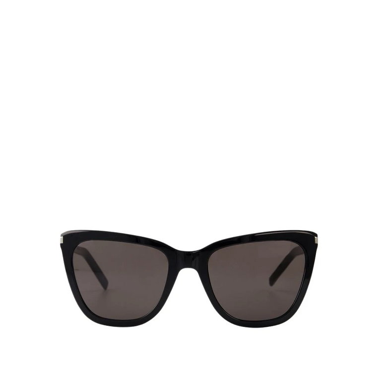 Czarne okulary przeciwsłoneczne w stylu Cat-Eye - SL 548 Slim Saint Laurent