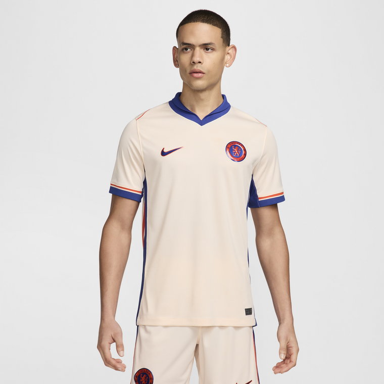 Męska koszulka piłkarska Nike Dri-FIT Chelsea F.C. Stadium 2024/25 (wersja wyjazdowa)  replika - Brązowy