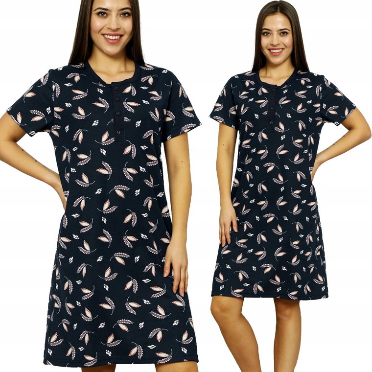 Koszula Nocna Piżama Ciążowa Porodu Karmienia XL