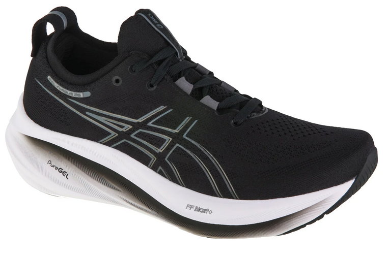 ASICS Gel-Nimbus 26 1011B794-001, Męskie, Czarne, buty do biegania, tkanina, rozmiar: 41,5