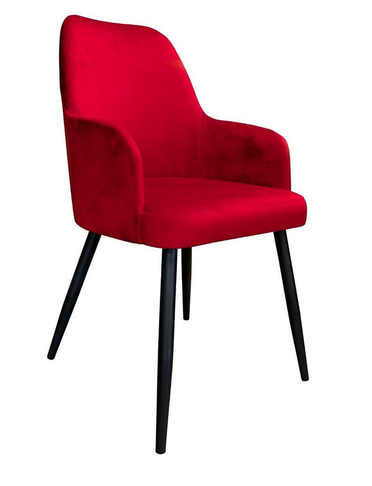 Krzesło ATOS Westa MG31, czerwono-czarne, 88x65x53 cm