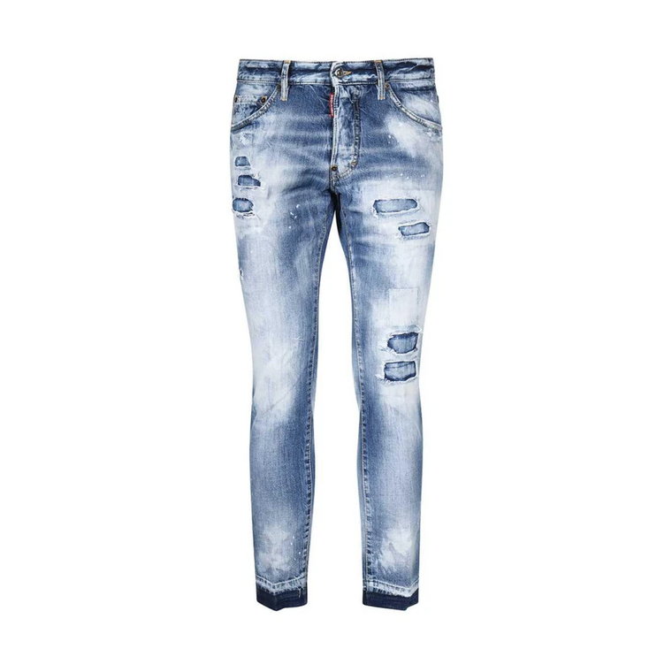 Slim-fit Jeans, Klasyczny Styl Dżinsowy Dsquared2