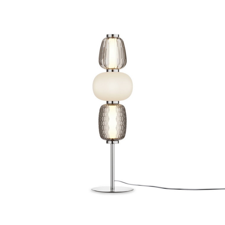 Lampa stołowa glamour chrom Pattern LED 28W Maytoni