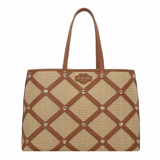 Love Moschino Summer Torba na ramię 45 cm natural