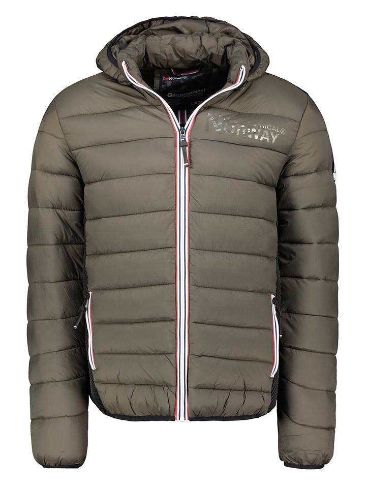 Geographical Norway Kurtka pikowana w kolorze khaki