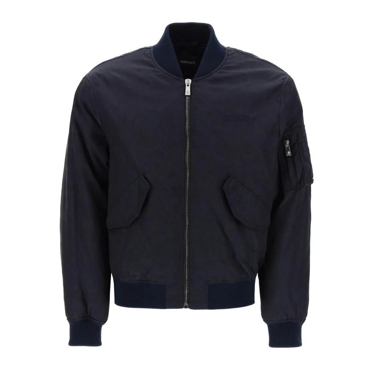 Kurtka Bomber Barocco Jacquard Versace