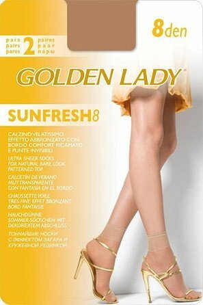 Golden Lady Sunfresh 8 den A'2 2-pack skarpetki