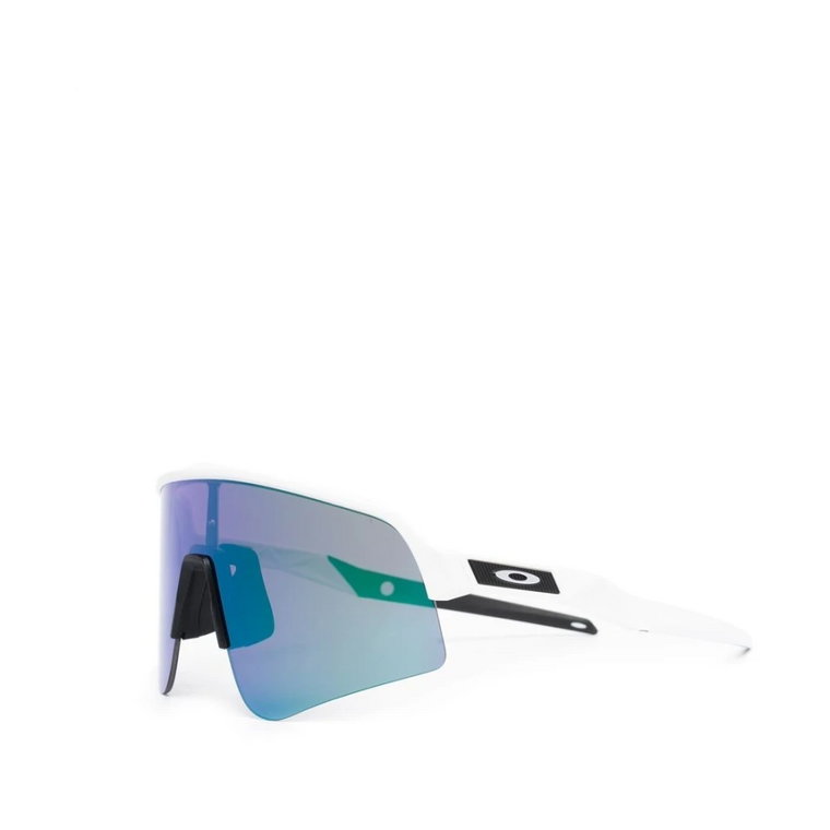 Białe okulary przeciwsłoneczne z oryginalnym etui Oakley