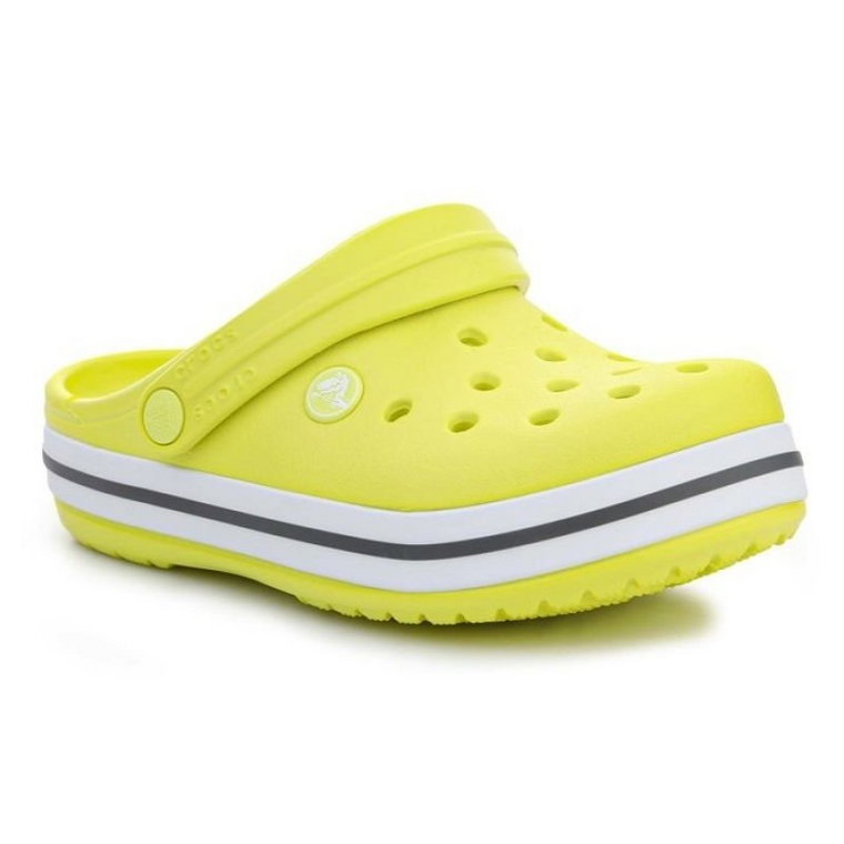 Klapki Crocs Crocband Kids Clog 207006-725 żółte