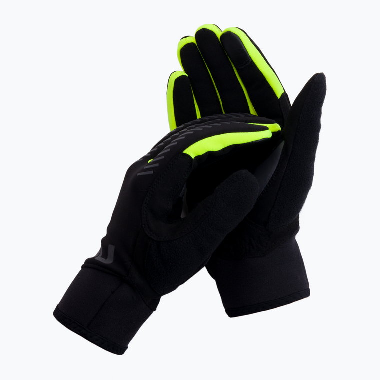 Rękawiczki rowerowe męskie Northwave Active black/yellow fluo