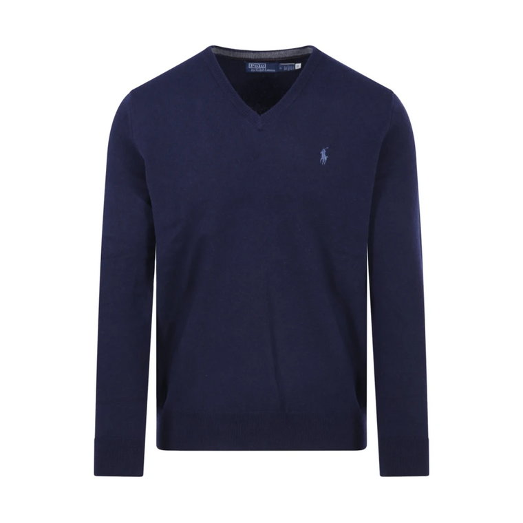 Niebieski Sweter z Długim Rękawem Ralph Lauren