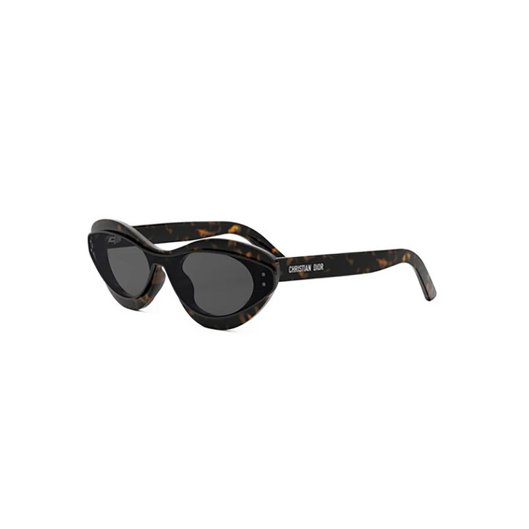 Brązowe okulary przeciwsłoneczne dodatki Ss24 Dior