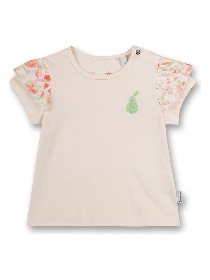 Sanetta Kidswear Koszulka "Fresh Fruits" w kolorze beżowym