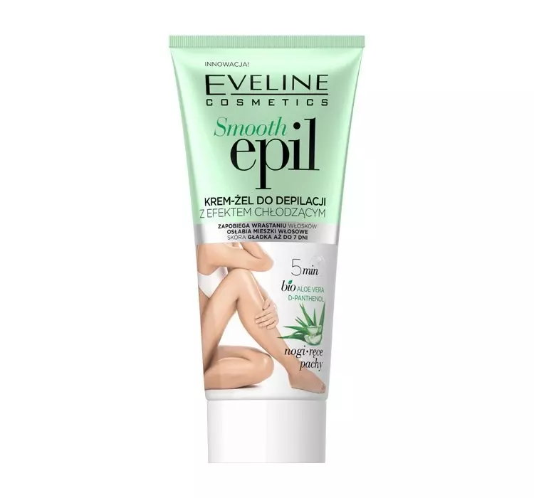 EVELINE SMOOTH EPIL KREM ŻEL DO DEPILACJI Z EFEKTEM CHŁODZĄCYM 175ML