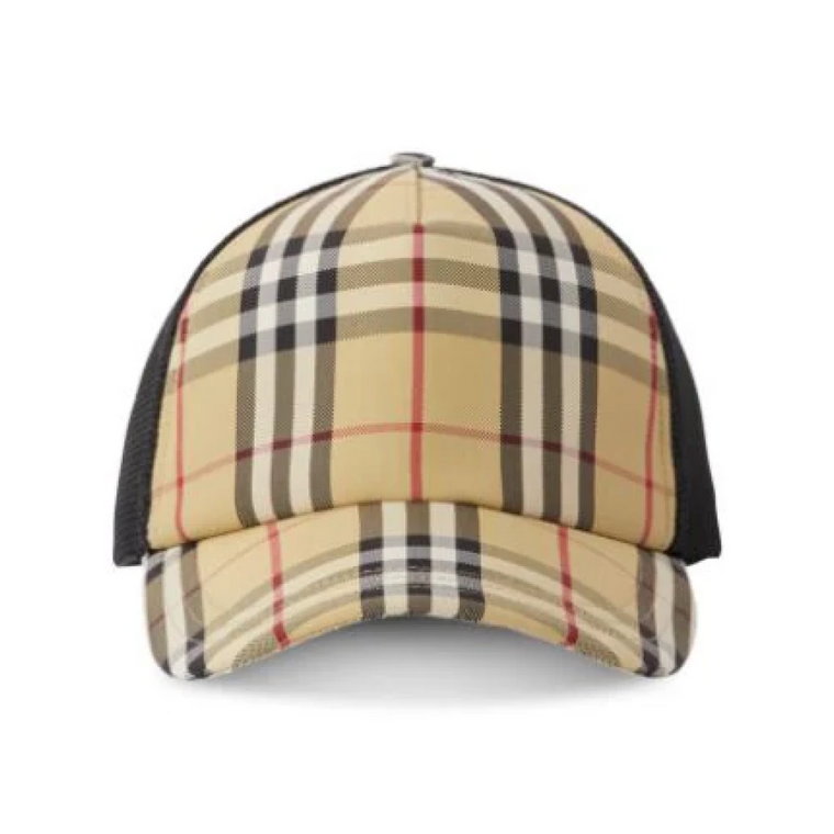 Podkreśl swój styl klasyczną czapką w kratkę Burberry