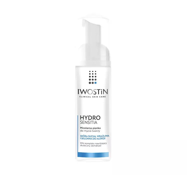 IWOSTIN HYDRO SENSITIA MICELARNA PIANKA DO MYCIA TWARZY 165ML