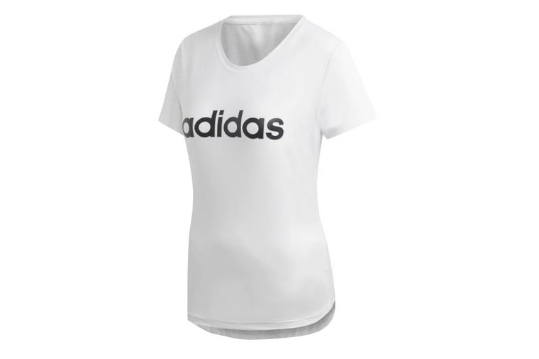 adidas Design 2 Move Logo Tee DU2080, Damskie, Białe, t-shirty, poliester, rozmiar: 2XS