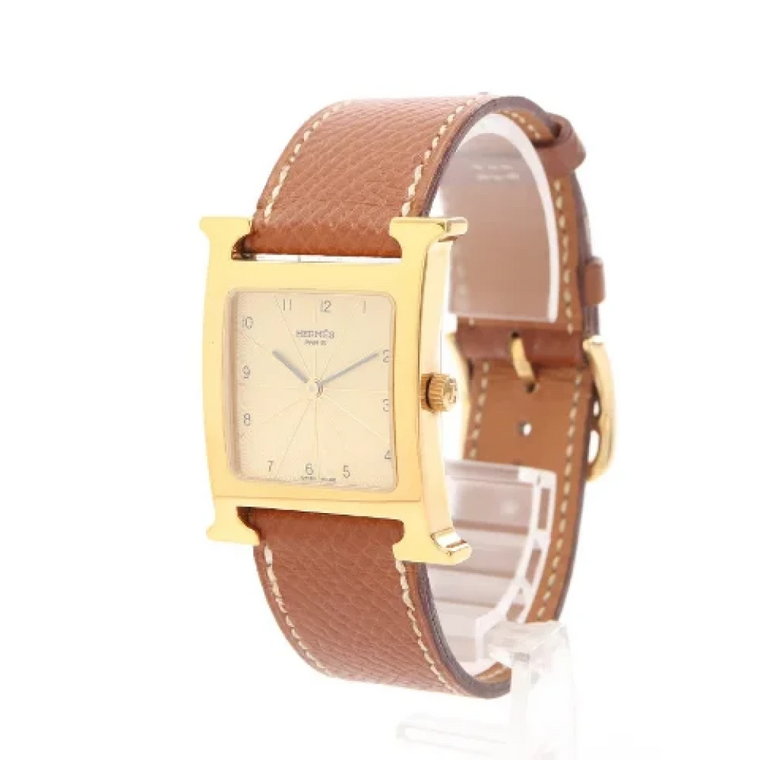 Pre-owned Leather watches Hermès Vintage