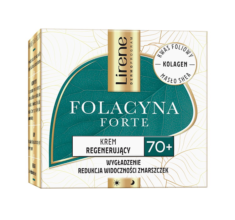 LIRENE FOLACYNA FORTE REGENERUJĄCY KREM DO TWARZY 70+ 50ML