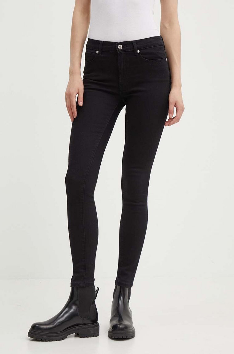 HUGO jeansy damskie kolor czarny 50522436