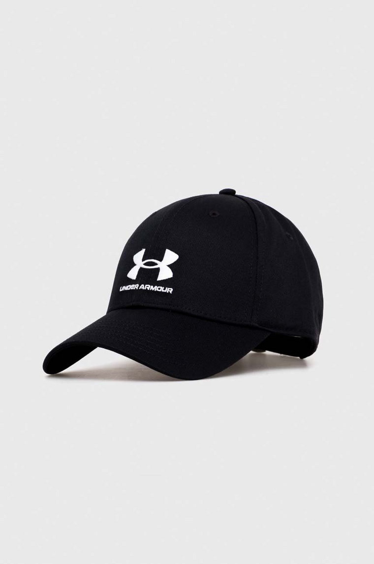 Under Armour czapka z daszkiem kolor czarny z aplikacją 1381645