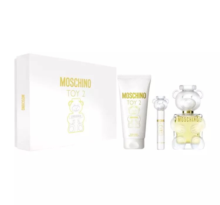 MOSCHINO TOY 2 WODA PERFUMOWANA SPRAY 100ML + 10ML + BALSAM 100ML