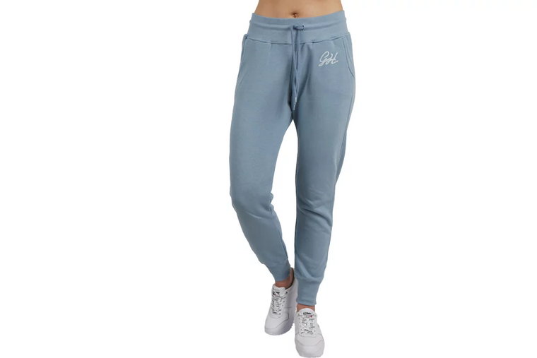 GymHero Sweatpants 784-BLUE, Damskie, Niebieskie, spodnie, bawełna, rozmiar: L
