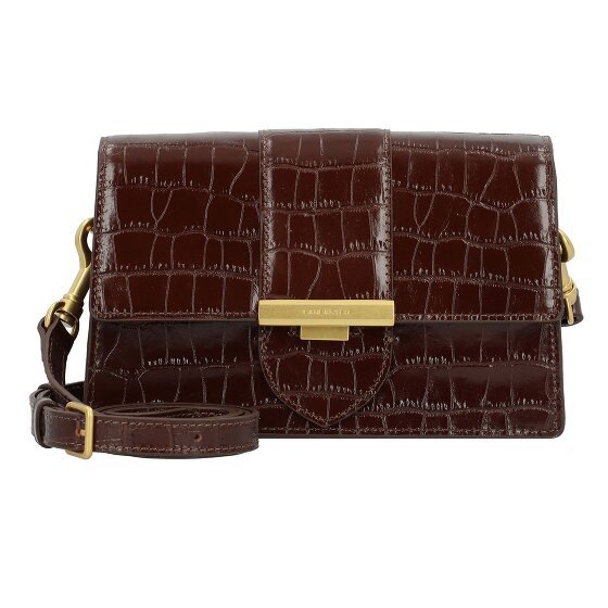 Lancaster Croco Ily Torba na ramię Skórzany 21 cm marron