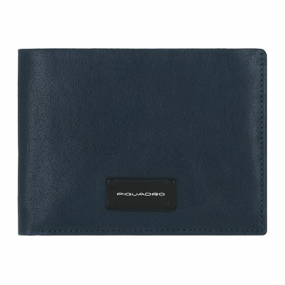 Piquadro Harper Wallet RFID Leather 14 cm night blue