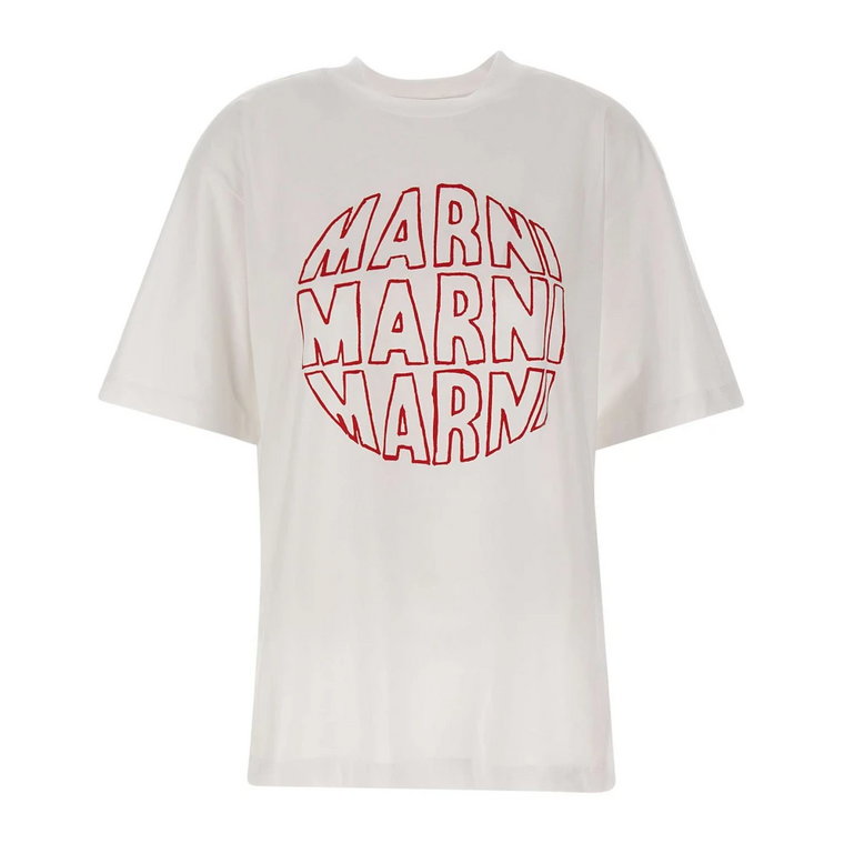 Bawełniana koszulka Lily dla kobiet Marni